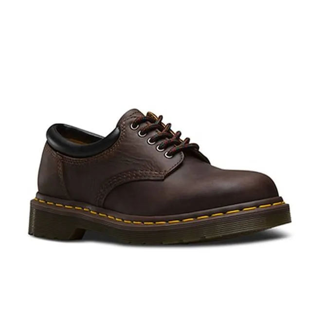 Dr. Martens unisex-adult 8053 5 Eye Padded Collar Boot Gaucho Crazy Horse