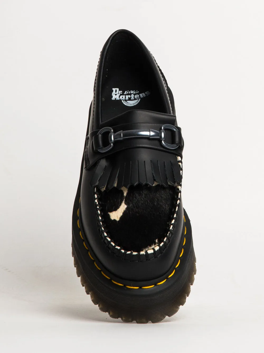 DR MARTENS WOMENS DR MARTENS ADRIAN SNAFFLE QUAD HAIR ON