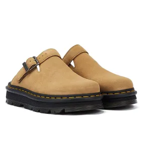 Dr. Martens Zebzag EH Suede Savannah Tan Mule