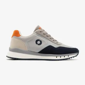 ECOALF | SNEAKERS HOMBRE | CERVINOALF SNEAKERS MAN LIGHT GREY/ORANGE | GRIS