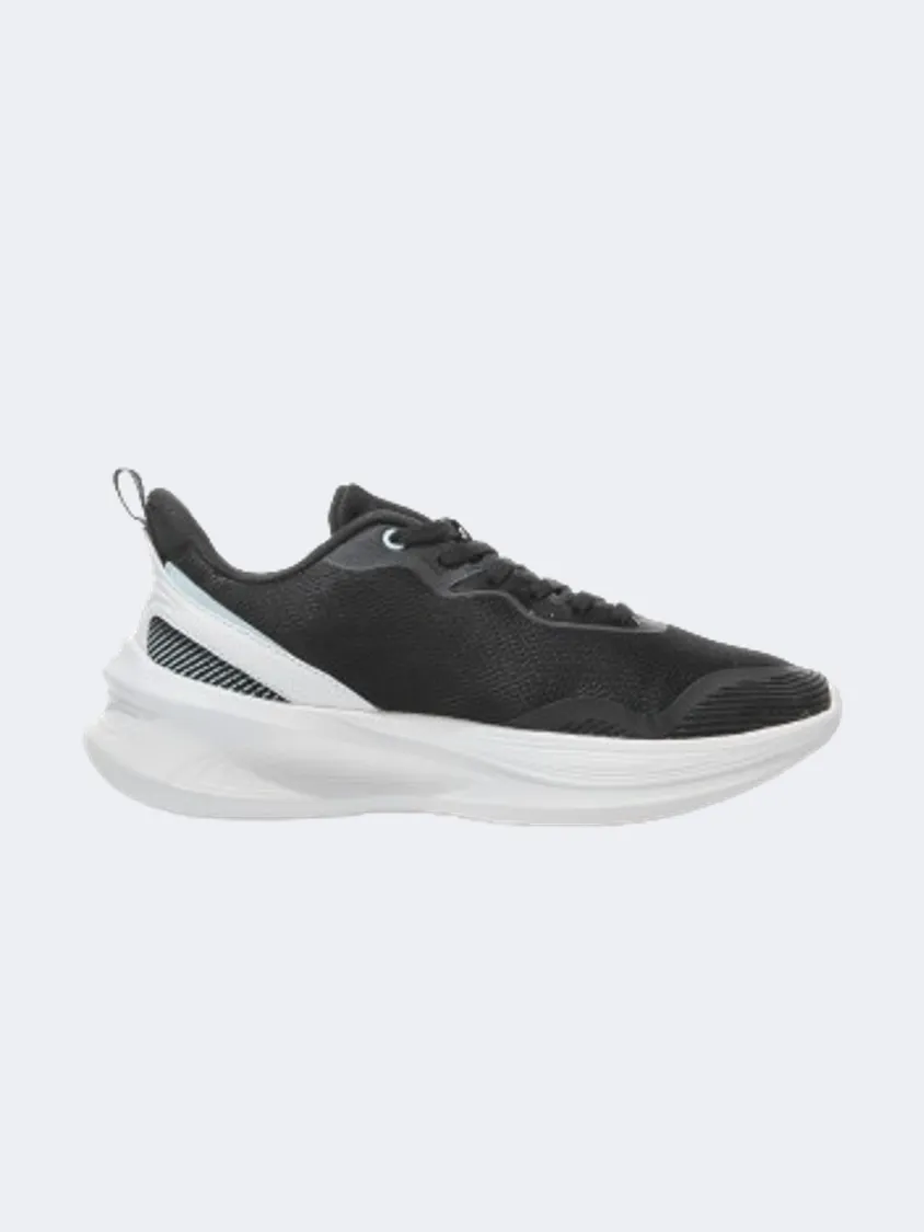 Erke Cushioning Women Running Shoes Black/White