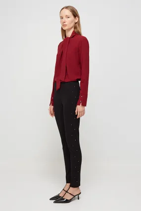 Escorpion SWAROSKY DETAIL STRETCH SLIM TROUSERS