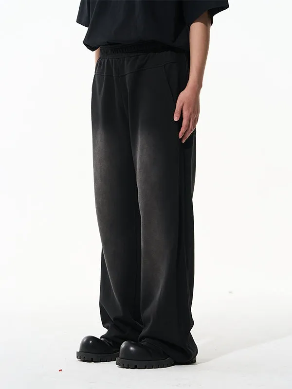 Faded Vintage Casual Wide-Pants