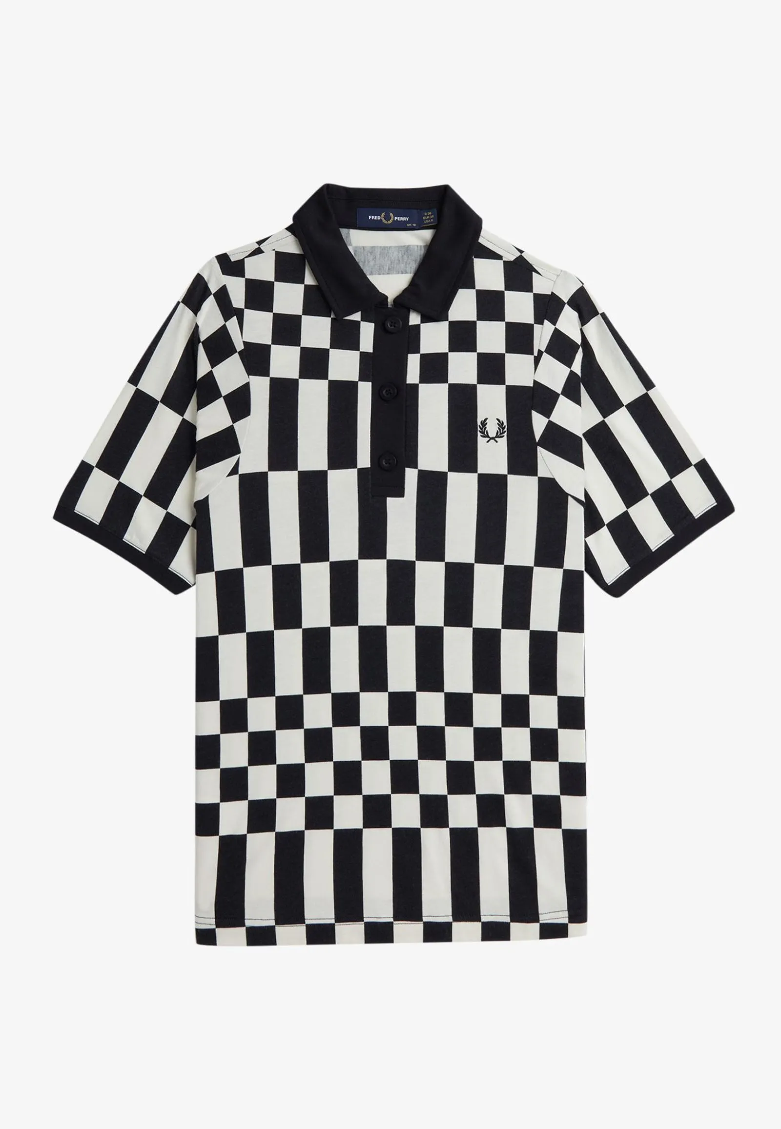 Fred Perry - Chequerboard Black - Polo