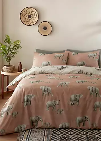 Fusion Ella the Elephant Reversible Duvet Cover Set | Kaleidoscope