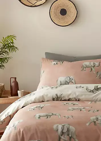 Fusion Ella the Elephant Reversible Duvet Cover Set | Kaleidoscope