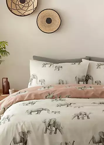 Fusion Ella the Elephant Reversible Duvet Cover Set | Kaleidoscope