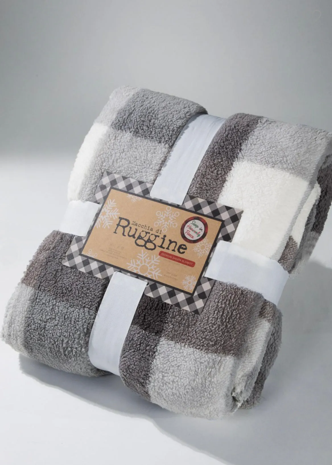 Gray Premium Plaid Blanket