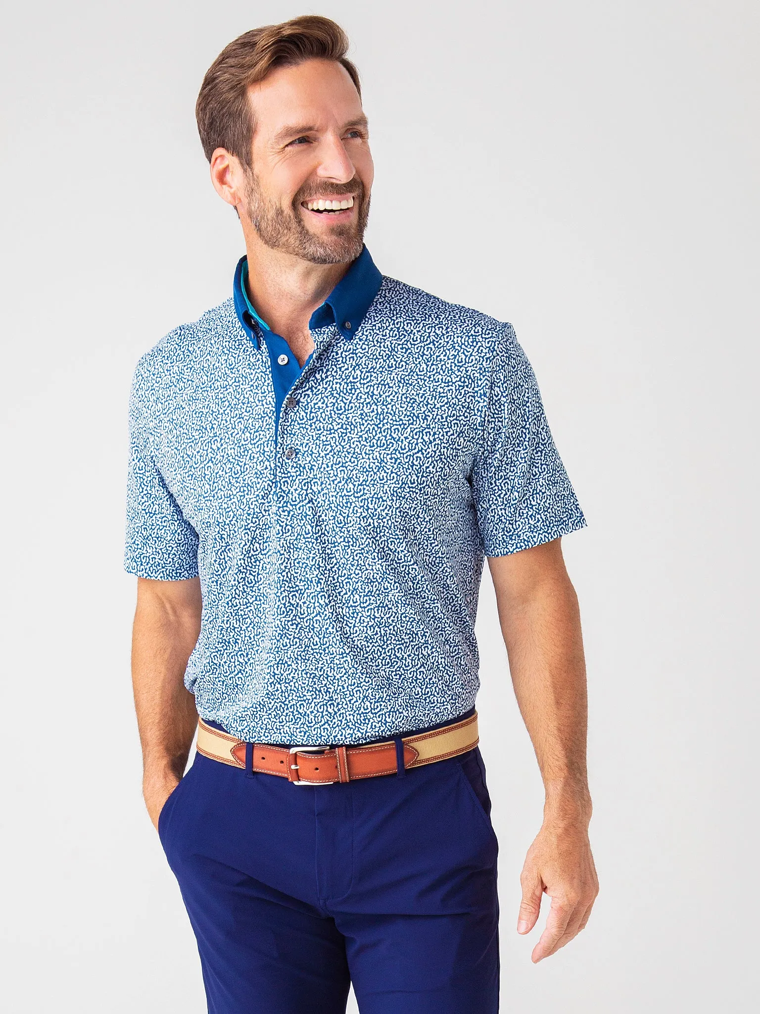     GREYSON  Men's Pacific Trout Polo    