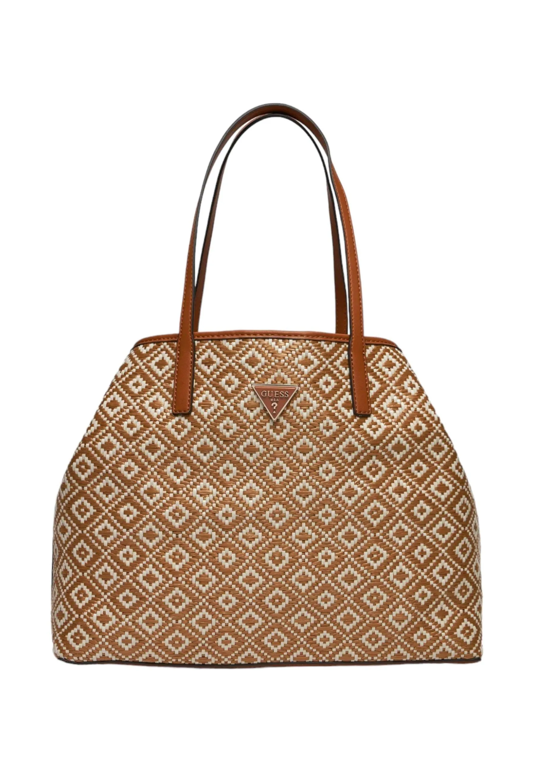 GUESS Vikky II Borsa Tote Donna Cognac Marrone WR931829