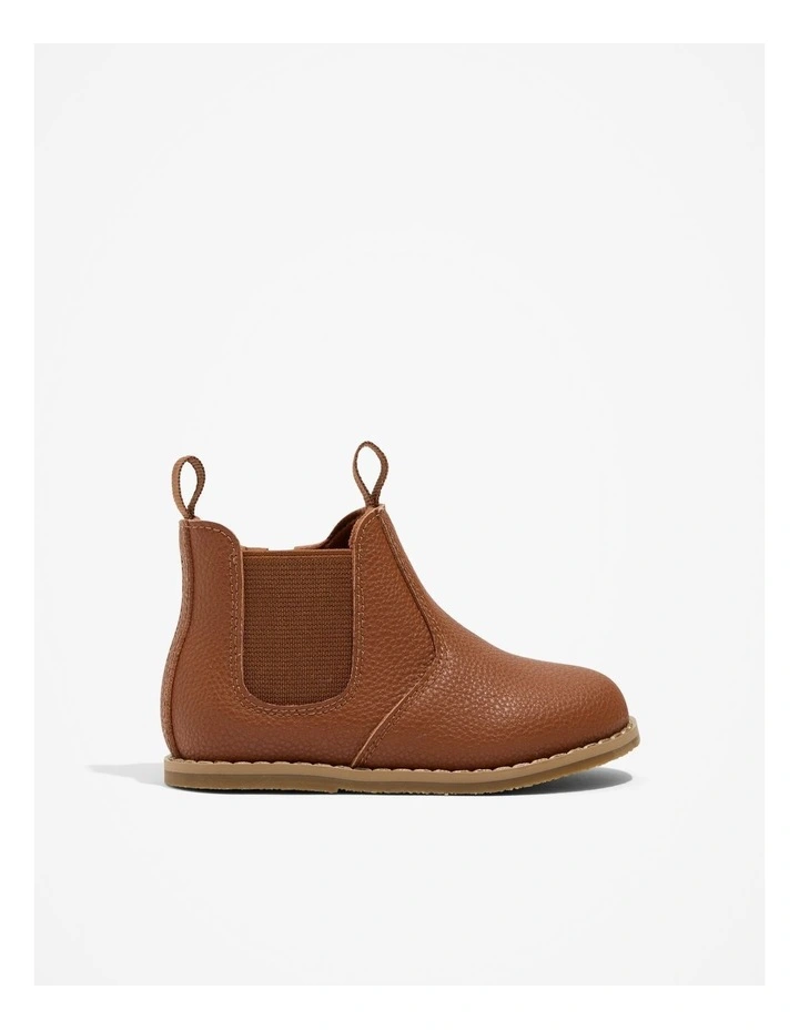 Gusset Boot in Tan