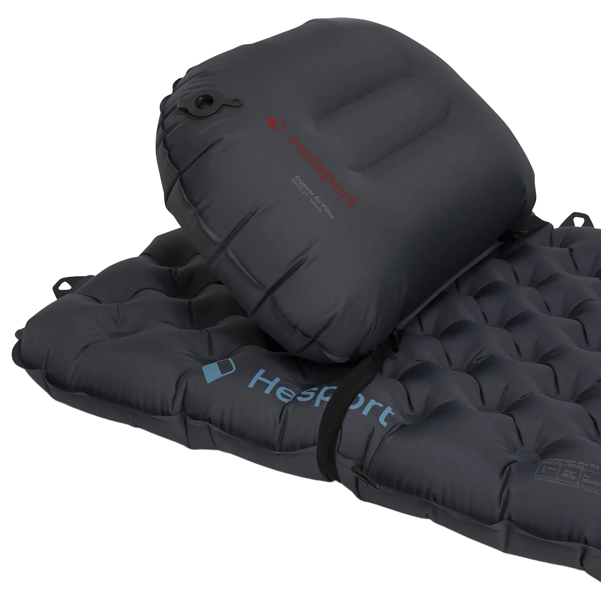 Helsport Explorer Air Pillow Dark Shadow / Ruby Red | Buy Helsport Explorer Air Pillow Dark Shadow / Ruby Red here | Outnorth