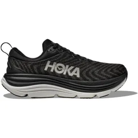 HOKA ONE ONE Women's Gaviota 5 - Black / White (Wide Width)