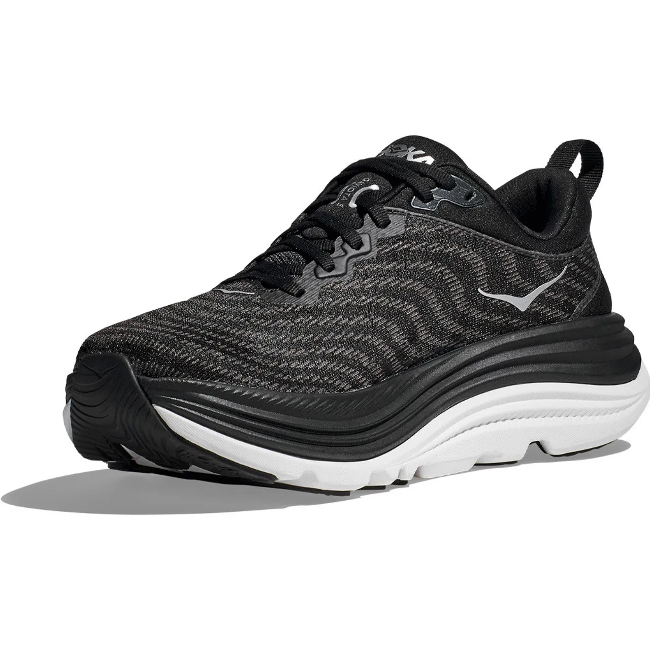 HOKA ONE ONE Women's Gaviota 5 - Black / White (Wide Width)