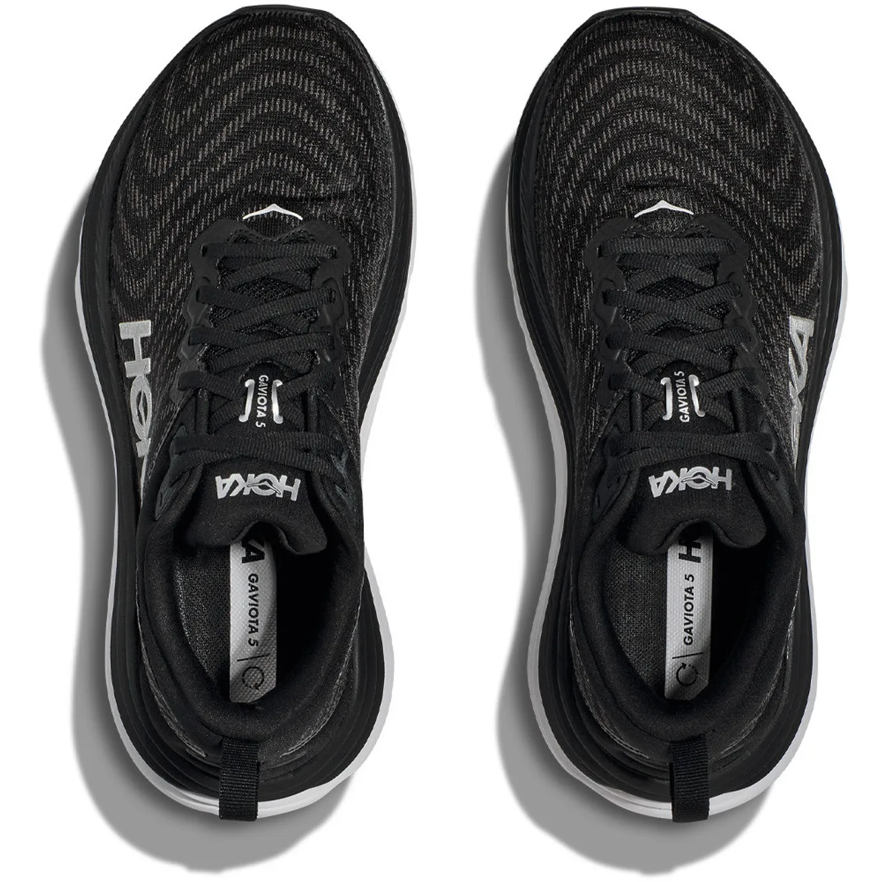 HOKA ONE ONE Women's Gaviota 5 - Black / White (Wide Width)