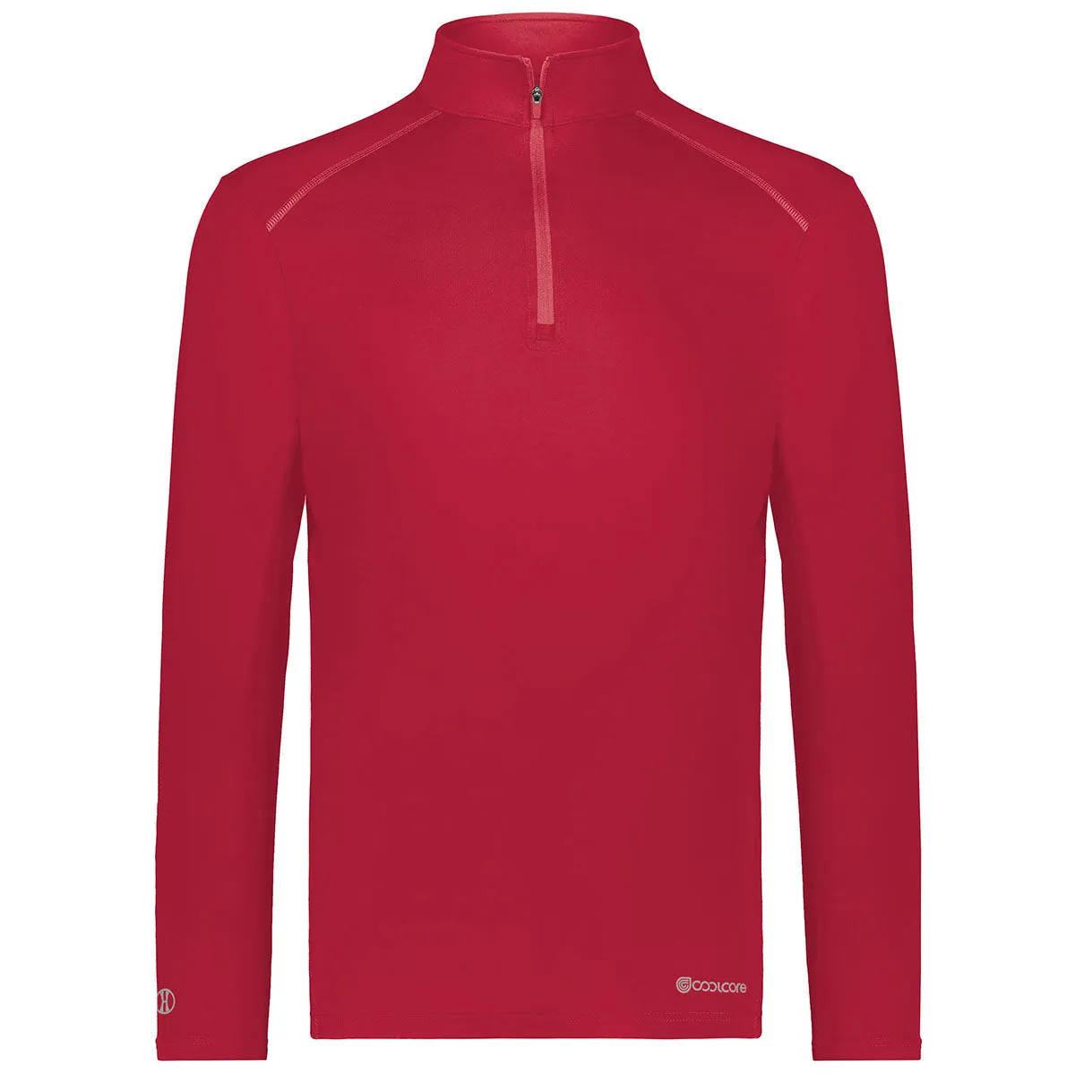 Holloway Men's Scarlet Coolcore 1/4 Zip Pullover