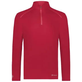 Holloway Men's Scarlet Coolcore 1/4 Zip Pullover