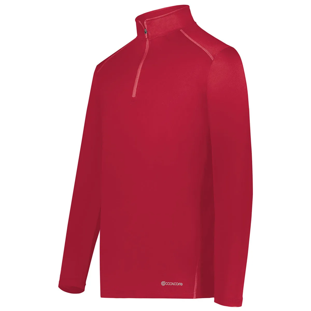 Holloway Men's Scarlet Coolcore 1/4 Zip Pullover