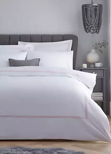 Hotel Collection 400 Thread Count Luxury Border Duvet Cover Set by Kaleidoscope | Kaleidoscope