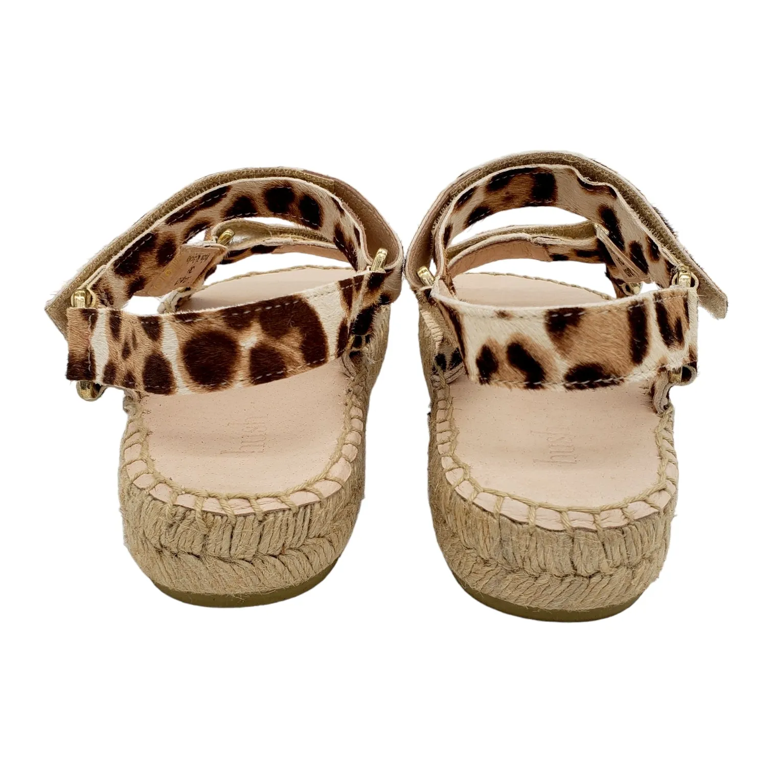 Hush Cream Leopard Foxhill Sandals