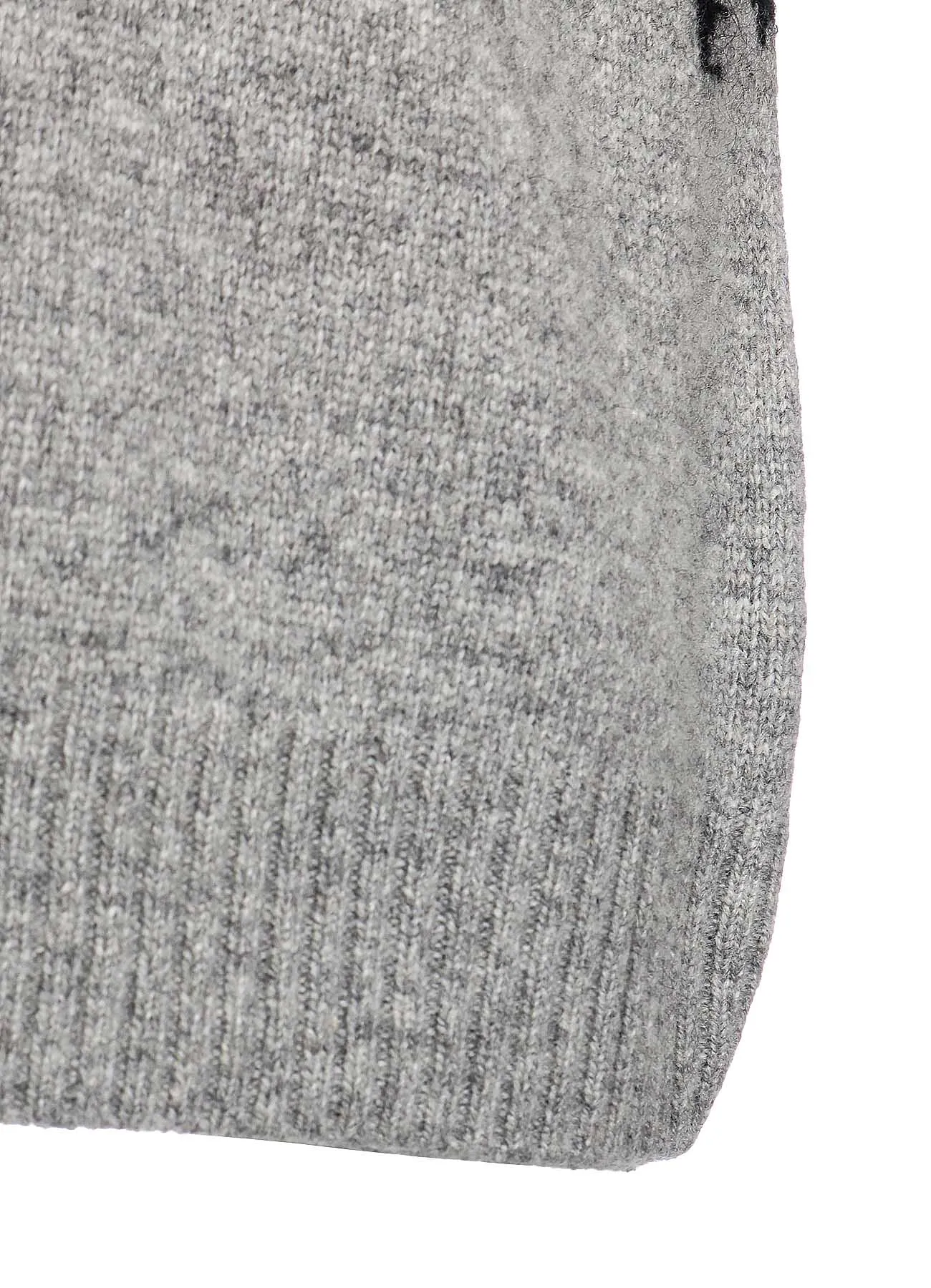 INTARSIA JACQUARD ROUND NECK PULLOVER