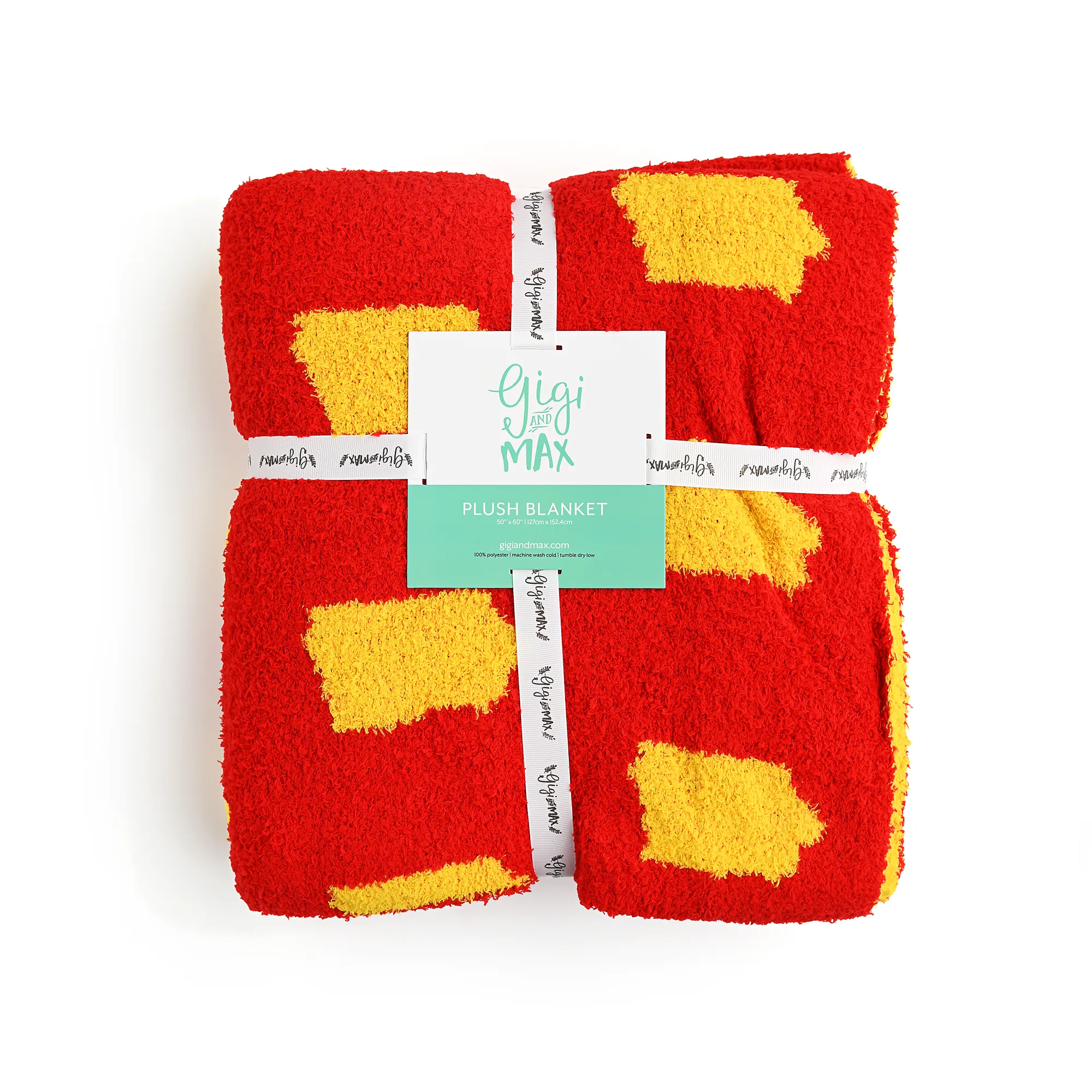 Iowa State Cardinal & Gold PLUSH BLANKET