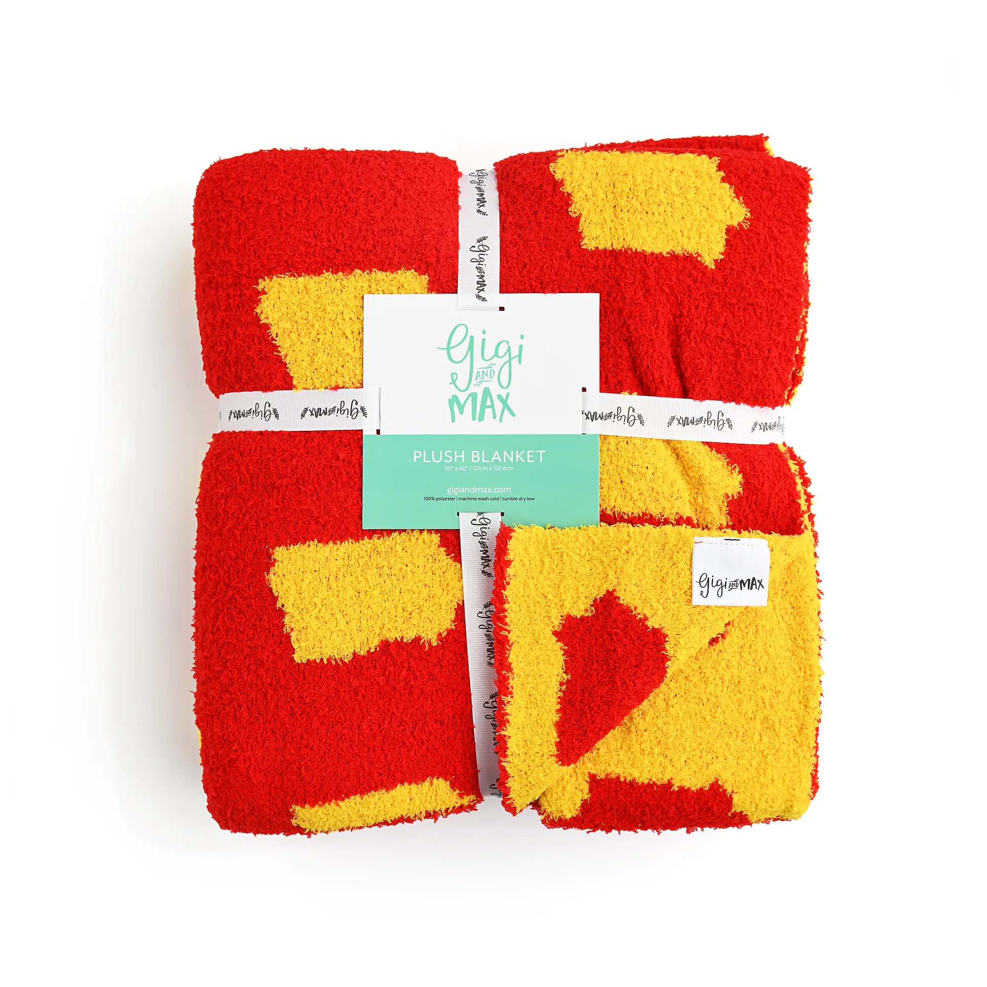 Iowa State Cardinal & Gold PLUSH BLANKET