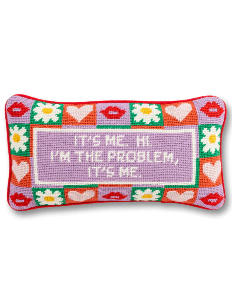 Its ME Needlepoint Pillow