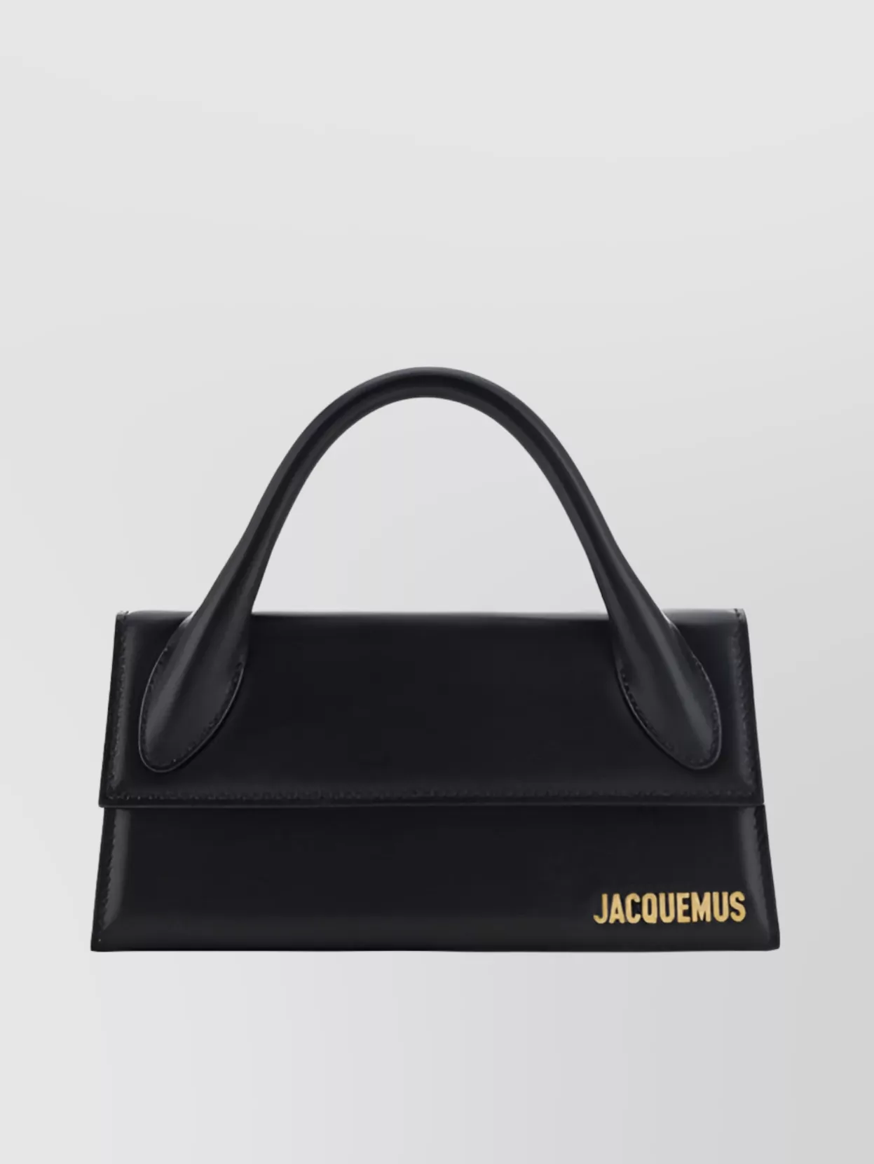 Jacquemus   Long geometric calfskin shoulder bag