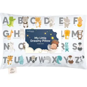 KeaBabies 13X18 Toddler Pillow with Pillowcase for Sleeping, KeaABC