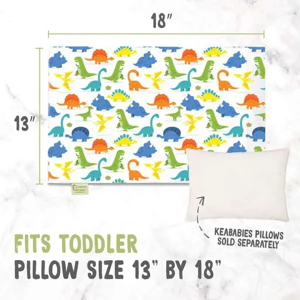 KeaBabies Printed Toddler Pillowcase 13X18