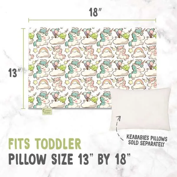 KeaBabies Printed Toddler Pillowcase 13X18