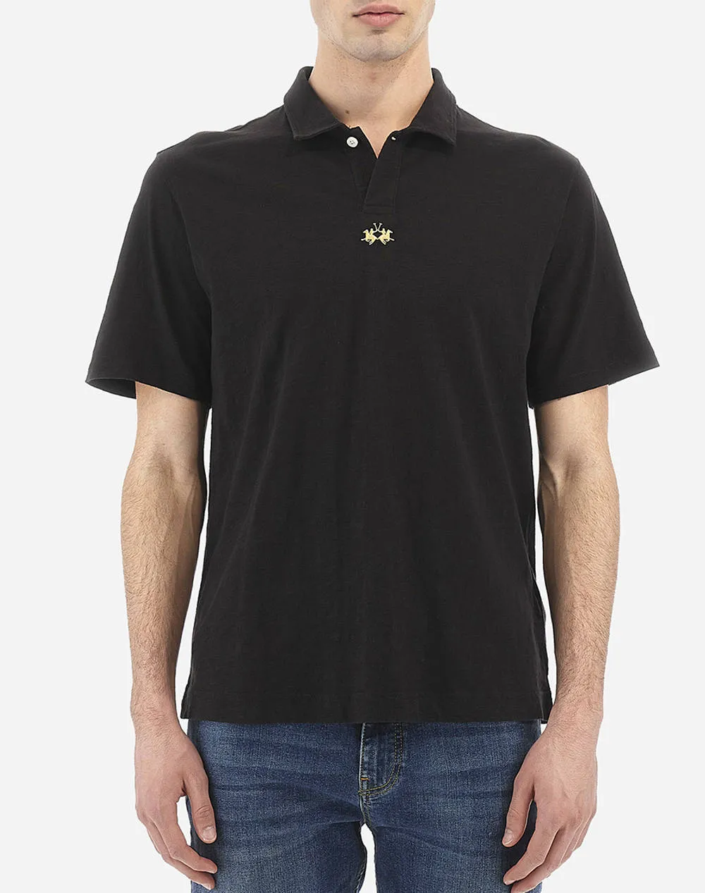 LA MARTINA POLO SHIRT MAN POLO S/S SLUB JERSEY