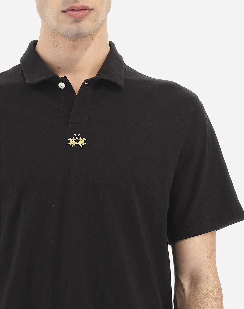 LA MARTINA POLO SHIRT MAN POLO S/S SLUB JERSEY