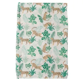 Loulou Lollipop Bamboo Muslin Swaddle Blanket - Jungle  - Clement