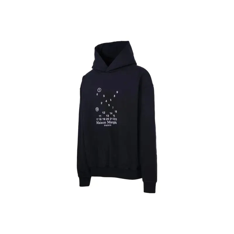     Maison Margiela   Cross-Digital Print Hooded Pullover