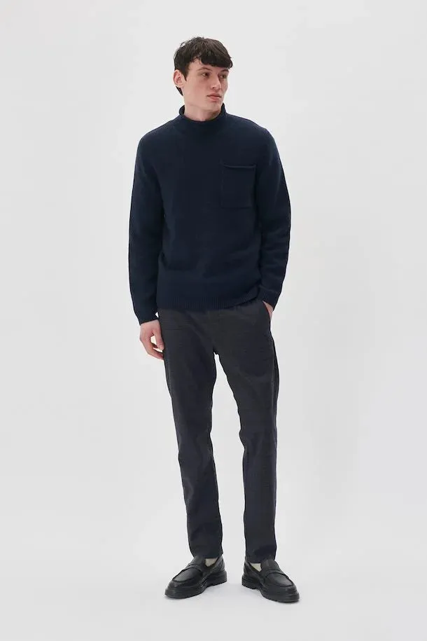 Matinique Marelaxroll Heritage Pullover - Dark Navy