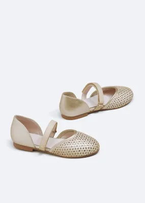 Mayoral D'orsay flats for girl - Gold-beige