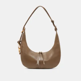 MELANIE SHOULDER BAG OLIVE PEBBLE LEATHER