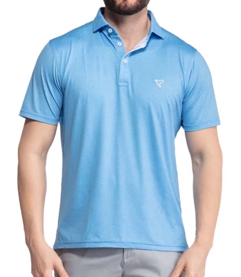 Men's birddogs Heather Polo