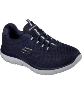 Mens summits trainers navy Skechers