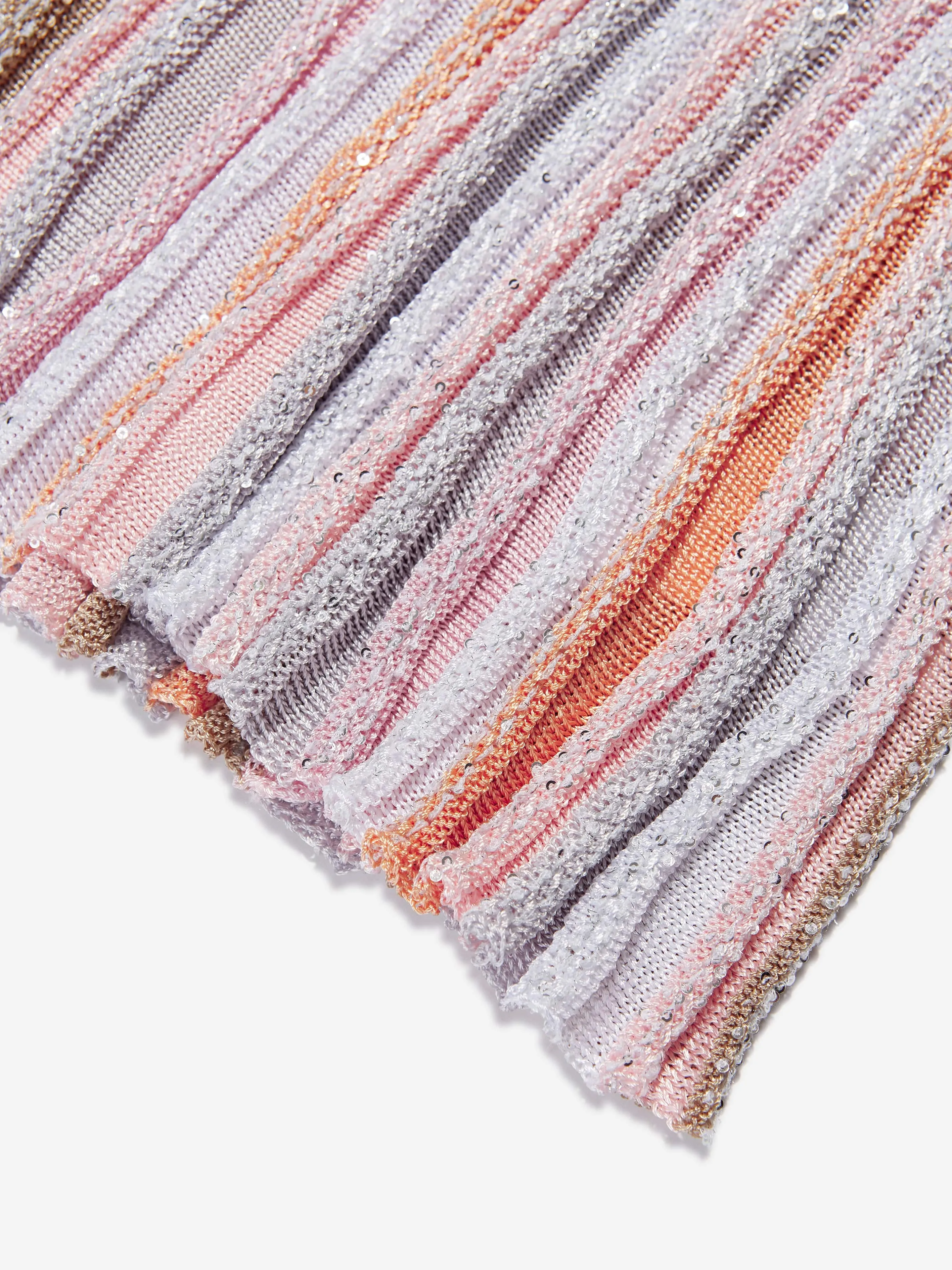 Missoni Girls Sleeveless Knit Top in Multicolour