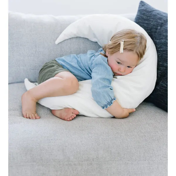 Moonjax Moonjax Phases Multiuse Nursing Pillow, Moonlight White