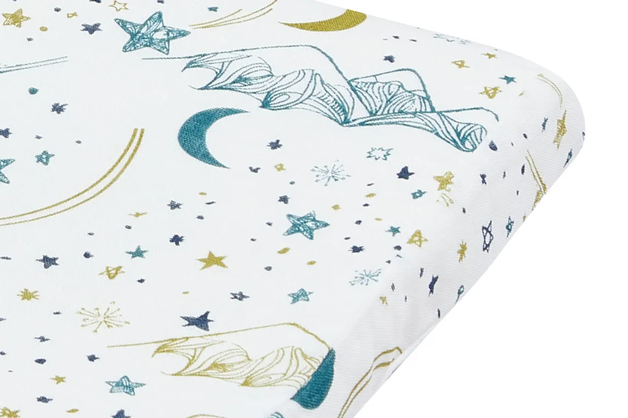 Nest Designs Toddler Pillow With Pillowcase Stars White