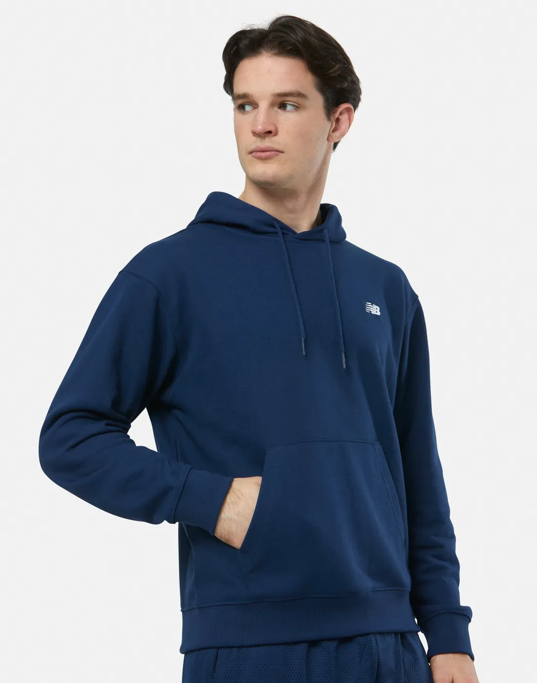 New Balance Mens Small Logo Hoodie