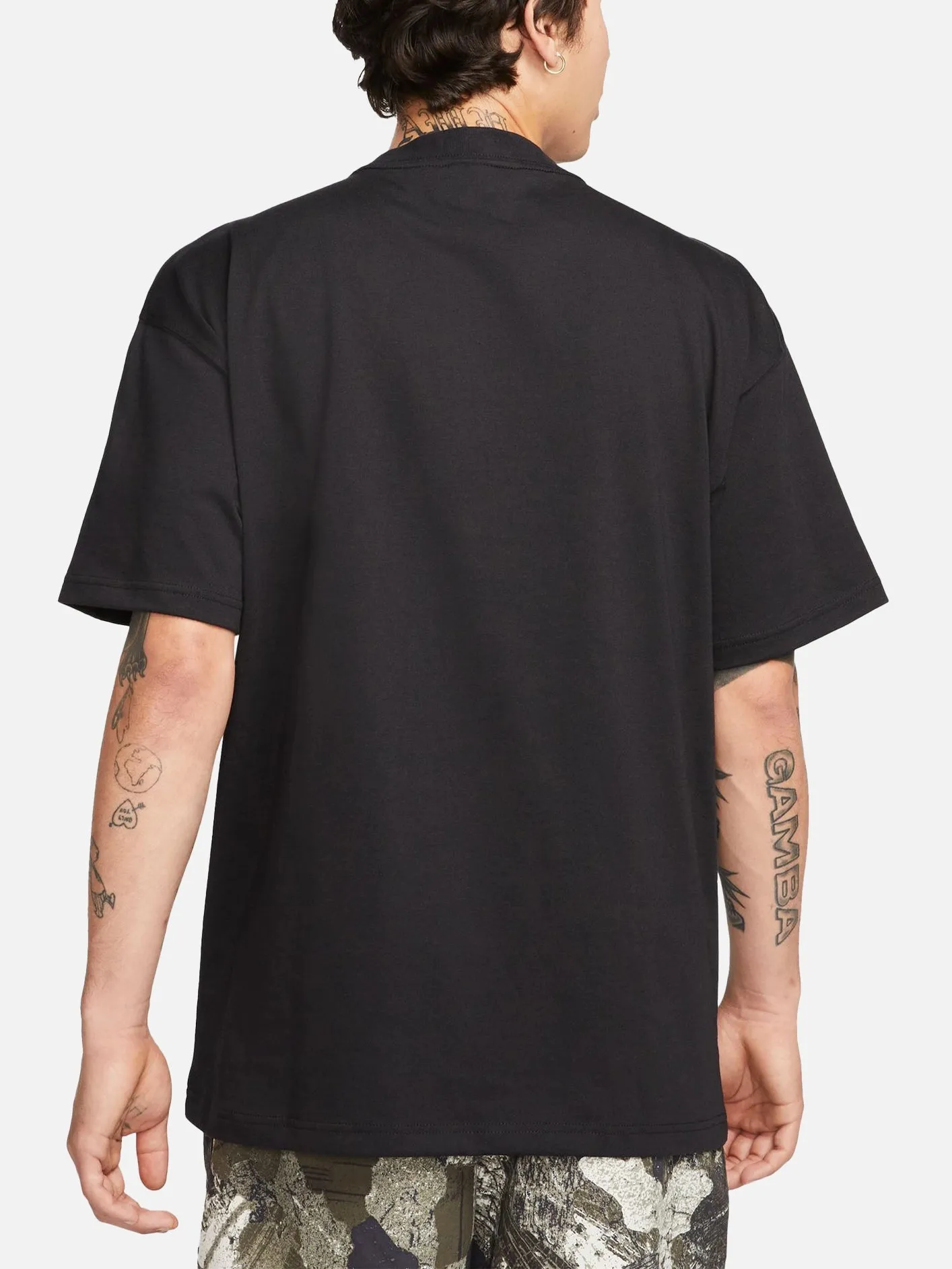 NIKE ACG Logo Heavyweight Short Sleeve T Shirt - Black