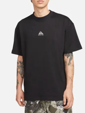 NIKE ACG Logo Heavyweight Short Sleeve T Shirt - Black