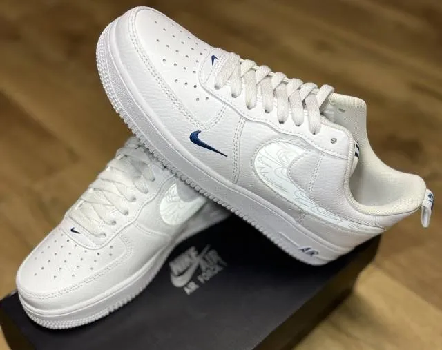 Nike Air Force 1 Low Reflective White Blue