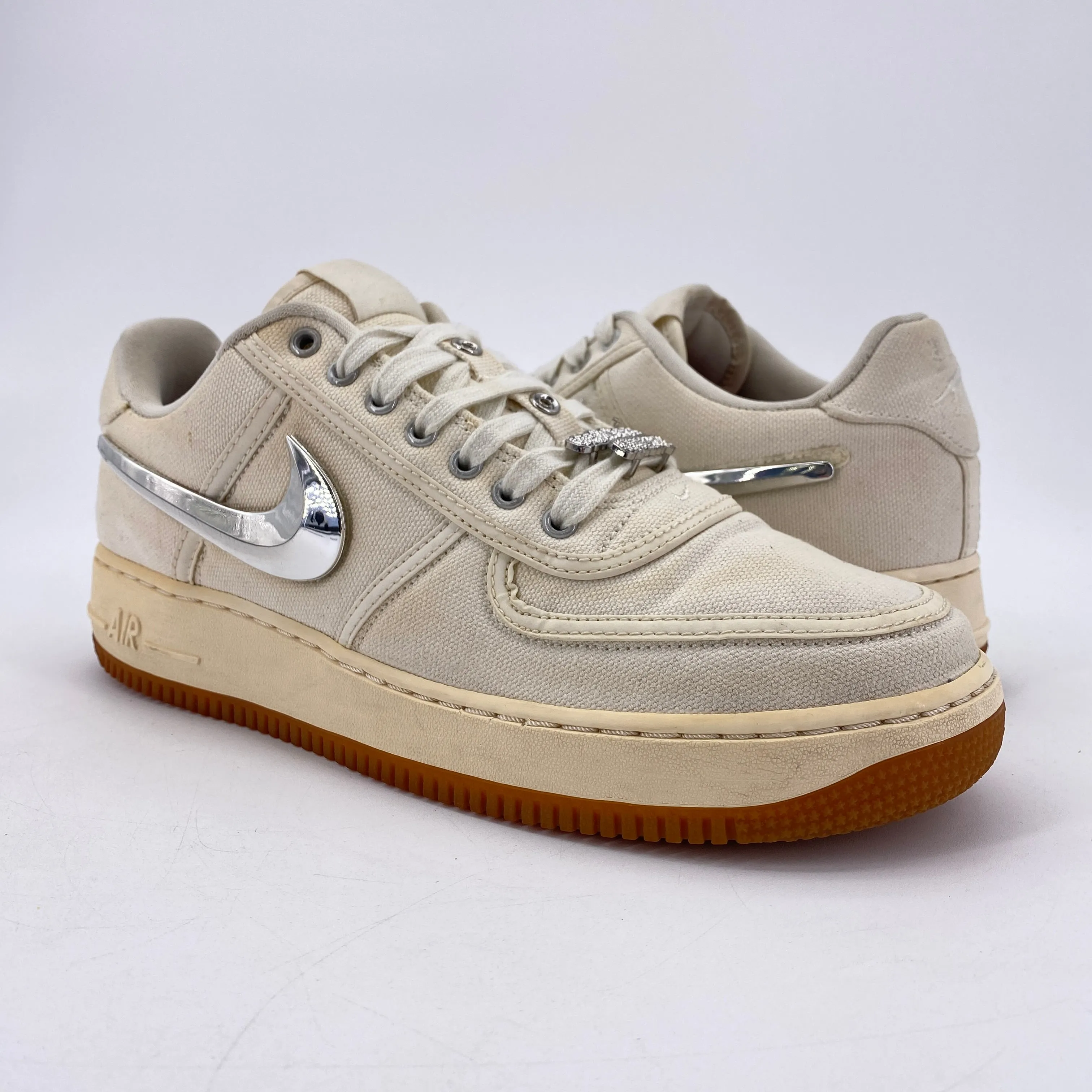 Nike Air Force 1 Low Travis Scott Sail 2018 Used Size 10