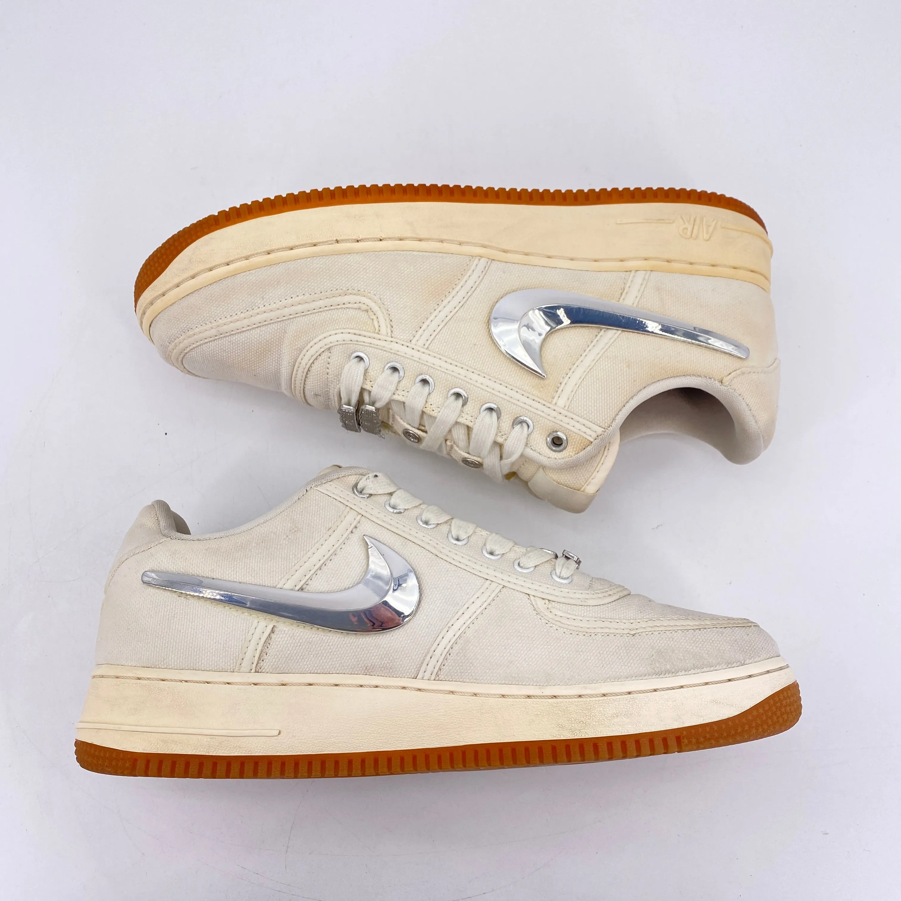 Nike Air Force 1 Low Travis Scott Sail 2018 Used Size 10